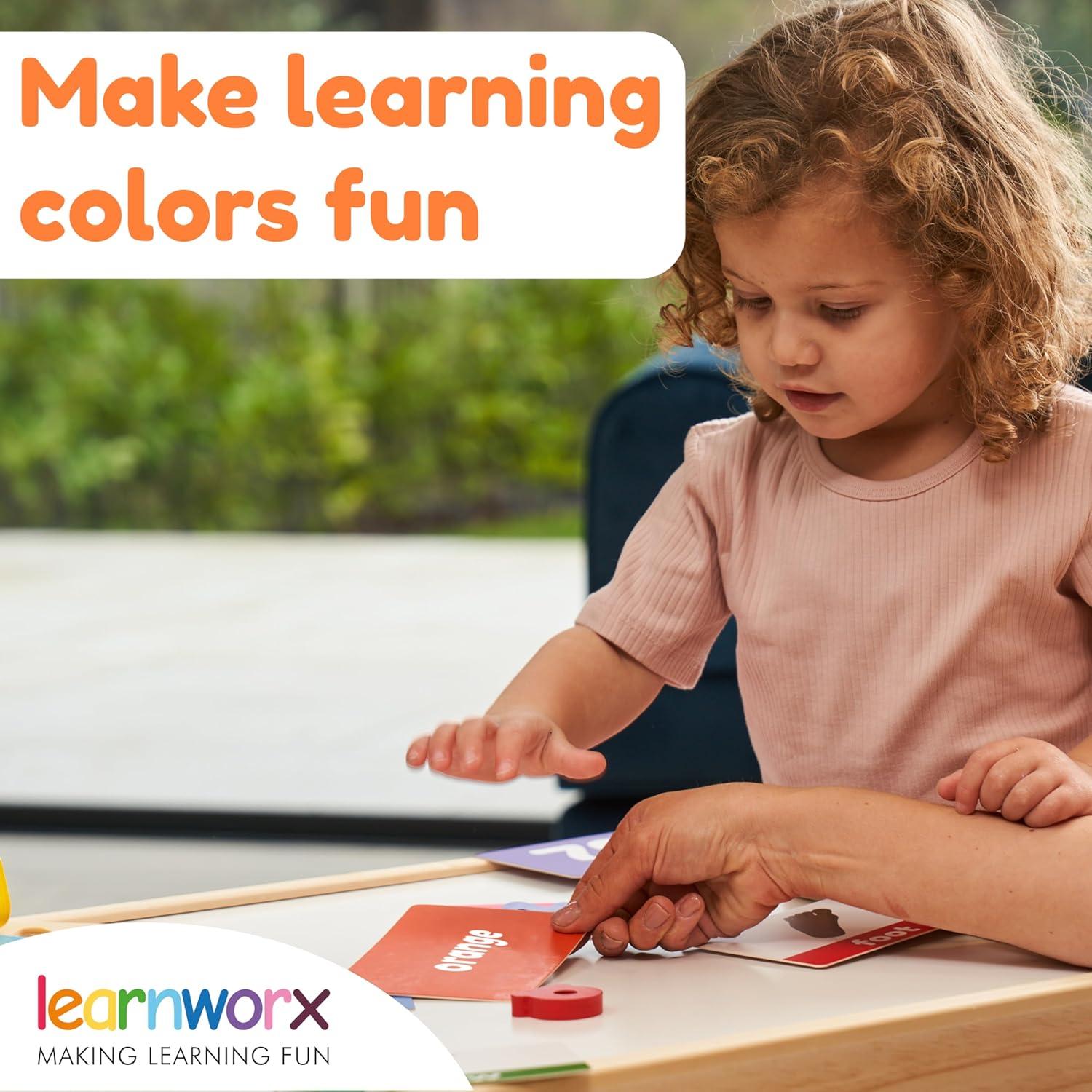 imageColor Flashcards for Toddlers  44 Flash Cards to Help Learn Colors amp Words  Thick Learning Cards  Includes Simple amp Advanced Colors