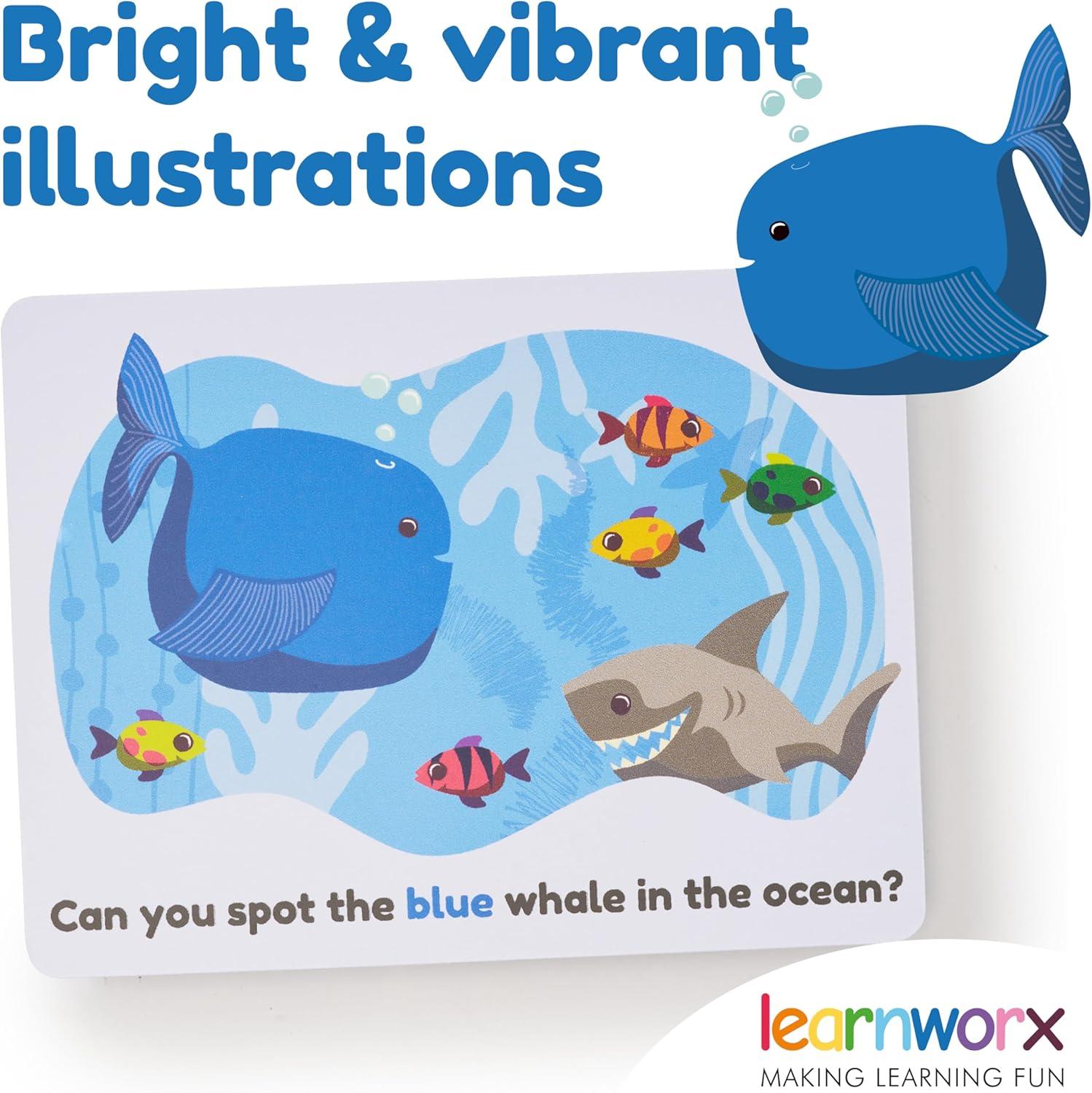 imageColor Flashcards for Toddlers  44 Flash Cards to Help Learn Colors amp Words  Thick Learning Cards  Includes Simple amp Advanced Colors