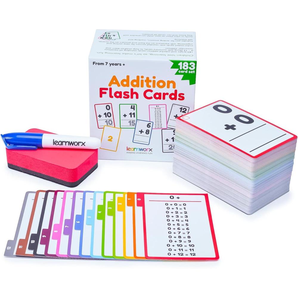 imageAddition Flash Cards 1st Grade 183 Math Flash Cards for Kids Ages 48 1st 2nd amp 3rd Grade Math Flash Cards 2nd Grade Learn Math for Kids Addition Flashcards Facts 012 Family Bulk Set