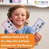 Addition Flash Cards 1st Grade | 183 Math Flash Cards for Kids Ages 4-8 | 1st 2nd & 3rd Grade | Math Flash Cards 2nd Grade | Learn Math for Kids Addition Flashcards Facts 0-12 | Family Bulk Set