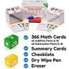 Addition and Subtraction Flash Cards 1st Grade | 366 Math Flash Cards 2nd Grade & 3rd | Subtraction & Addition | Math Facts 0-12 | for Kids Ages 4 5 6 7 | Family Bulk Flashcards