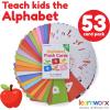 Alphabet Flash Cards for Toddlers | Award-Winning | 52 ABC Flashcards for Baby & Kids|ABC Cards Kindergarten | Large Upper and Lower Case | Large A-Z Learning Letter Animal Flashcard for Ages 1,2,3&4