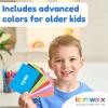 Color Flashcards for Toddlers – 44 Flash Cards to Help Learn Colors & Words – Thick Learning Cards – Includes Simple & Advanced Colors