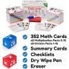 Multiplication Flash Cards, Math Flash Cards, Multiplication Division, Math Facts, Kids Games 2nd 3rd 4th 5th 6th Grade, Times Table | Bulk 352 Flashcards Set Ages 7-11