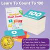 Number Flash Cards for Toddlers | Award-Winning – Toddler Math Flash Cards | Learn Counting Flashcards Numbers 1–100 | Help Kids Count Games | Kids Toys Numbers Match For Preschoolers Kindergarten 2-4