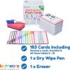 Subtraction Flash Cards 1st Grade 2nd 3rd 4th – 183 Math Flashcards – All Facts 0-12 – Learn Subtraction for Kids – Maths Flashcards from Kindergarten to Ages 6, 7, 8, 9 & 10