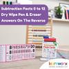 Subtraction Flash Cards 1st Grade 2nd 3rd 4th – 183 Math Flashcards – All Facts 0-12 – Learn Subtraction for Kids – Maths Flashcards from Kindergarten to Ages 6, 7, 8, 9 & 10