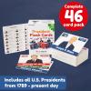 US Presidents for Kids Flash Cards –46 President Cards –Learn Presidents of The USA –Includes US Presidents Party & Vice President Facts -Gift – Ages 5,6,7,8,9,10