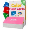 Color Flashcards for Toddlers – 44 Flash Cards to Help Learn Colors & Words – Thick Learning Cards – Includes Simple & Advanced Colors
