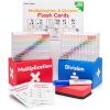 Multiplication Flash Cards, Math Flash Cards, Multiplication Division, Math Facts, Kids Games 2nd 3rd 4th 5th 6th Grade, Times Table | Bulk 352 Flashcards Set Ages 7-11