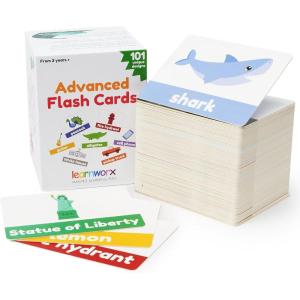 Advanced Flash Cards for Toddlers 3-5 Years – 101 Flashcards – Preschool Flash Cards – Kindergarten Flash Card for Kids – Toddler Learning – Educational Gift – for Ages 3, 4, 5 & 6(PreSchool (Age 3 – 5))