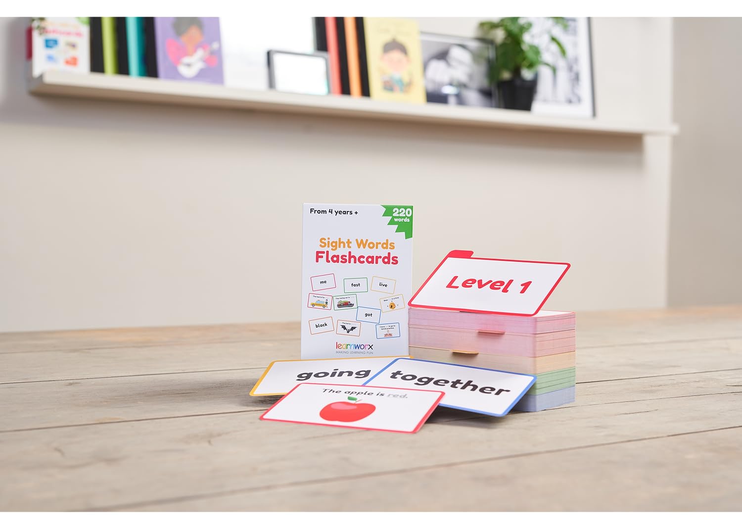 LearnWorx 101 Toddler Flashcards (Suitable for 1-3 year olds) | Award-winning early learning vocabulary flashcards | Educational toy to help children learn objects, numbers, and play games – Large-sized toddler learning flashcards for preschoolers