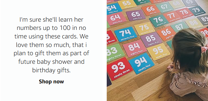 LearnWorx 101 Toddler Flashcards (Suitable for 1-3 year olds) | Award-winning early learning vocabulary flashcards | Educational toy to help children learn objects, numbers, and play games – Large-sized toddler learning flashcards for preschoolers