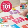 101 Number Flash Cards 0-100 for Toddlers & Kids Ages 1+ – Counting Cards, Number Recognition & Early Math Learning Activities for Preschool, Pre-K, Kindergarten & Homeschool(Travel Size (4½ x 3″))