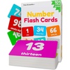 101 Number Flash Cards 0-100 for Toddlers & Kids Ages 1+ – Counting Cards, Number Recognition & Early Math Learning Activities for Preschool, Pre-K, Kindergarten & Homeschool(Travel Size (4½ x 3″))