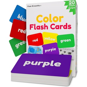 20 Colors Flash Cards for Toddlers Ages 1-5 – Color Recognition, Color Mixing & Shapes Learning Cards, Educational Preschool Flashcards for Pre-K, Kindergarten & Homeschool(Travel Size (4½ x 3″))